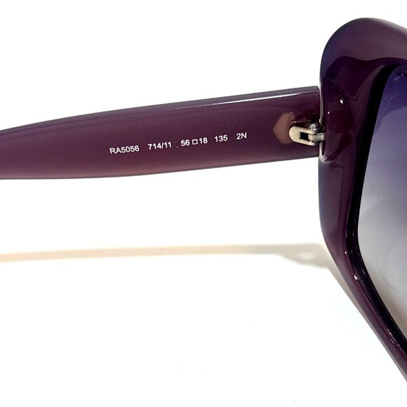 Ralph Lauren RA5056 Womens Square Sunglasses Purple Frame Gradient Lens 56mm - Picture 4 of 4